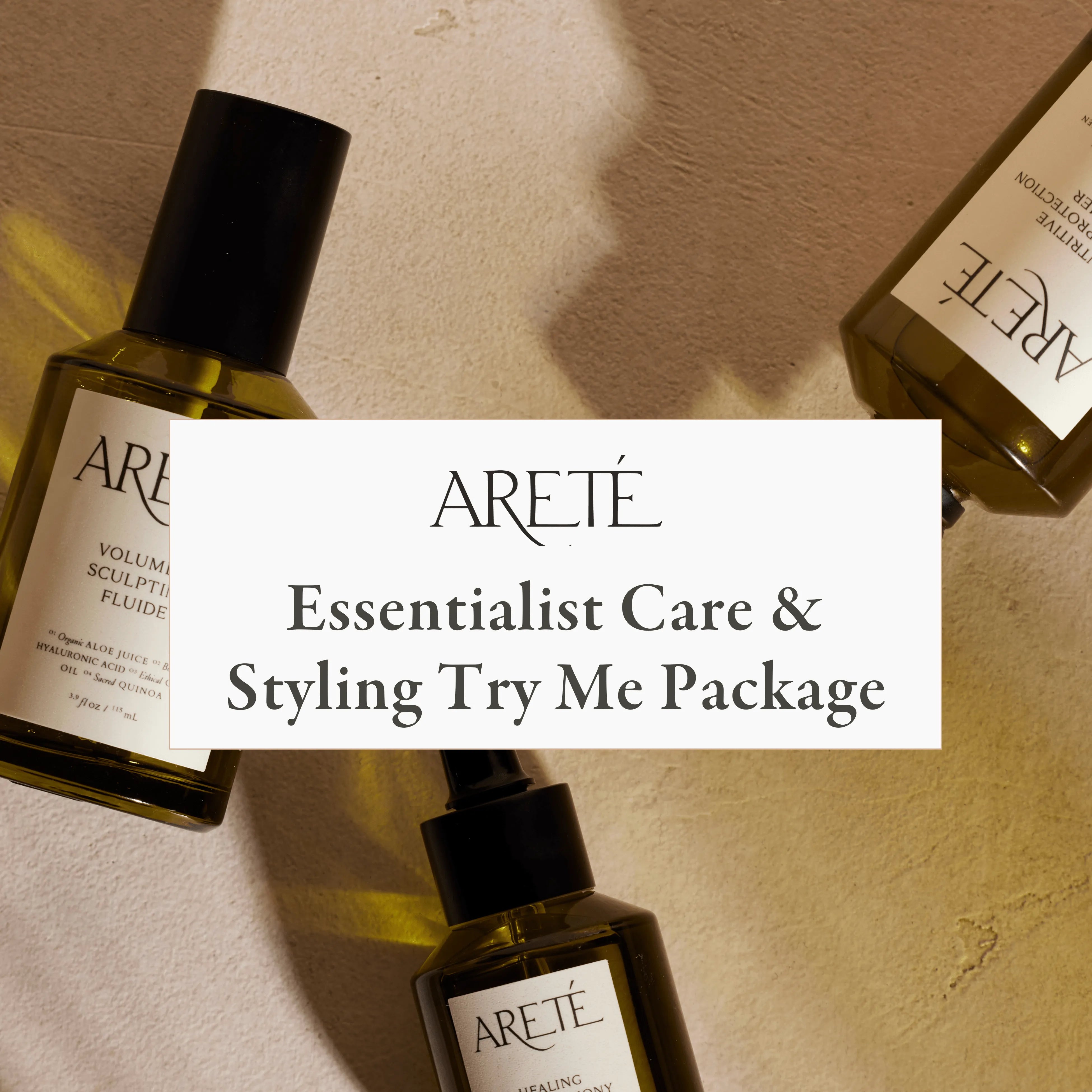 アルティメイト　エッセンスR Areté | Care & Treatment Try Me Package – Simply Organic Beauty