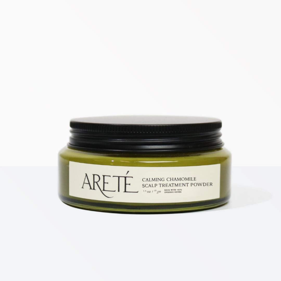 ARETÉ Calming Chamomile Scalp Treatment Powder – Simply Organic Beauty