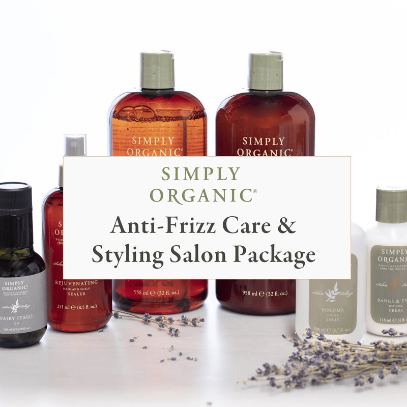 Simply Organic Anti-Frizz Care & Styling Salon Package