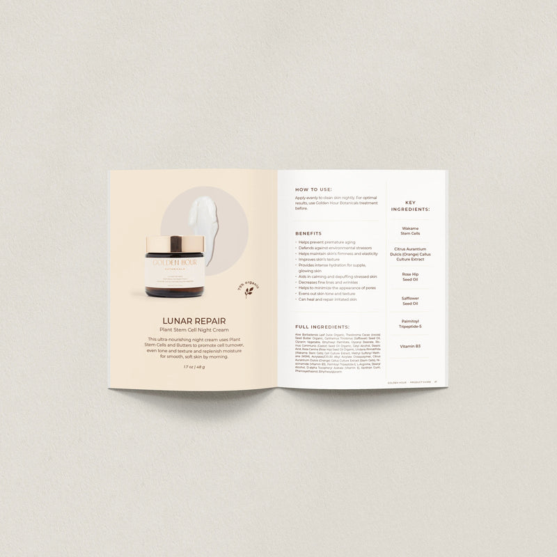 Golden Hour Botanicals Consumer Brochure