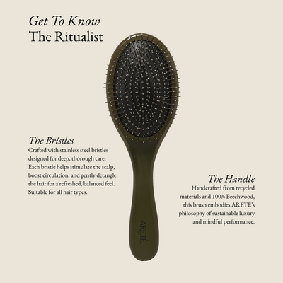 The Ritualist Stimulating Metal Bristle Detangling Brush