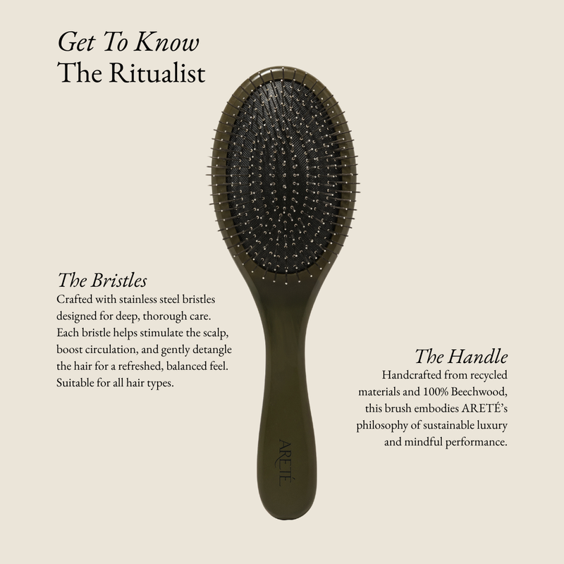 The Ritualist Stimulating Metal Bristle Detangling Brush