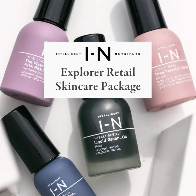 Intelligent Nutrients Explorer Retail Skincare Package