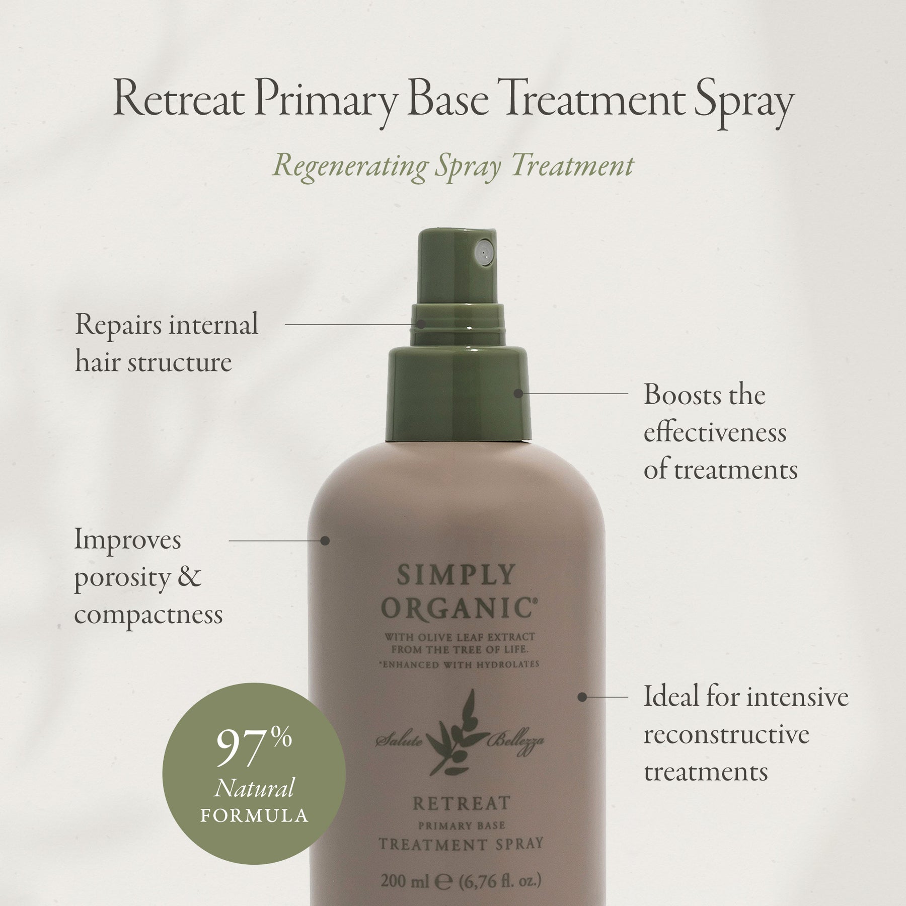 Base Treatment Retreat Primary Base Treatment Spray – Simply Organic Beauty