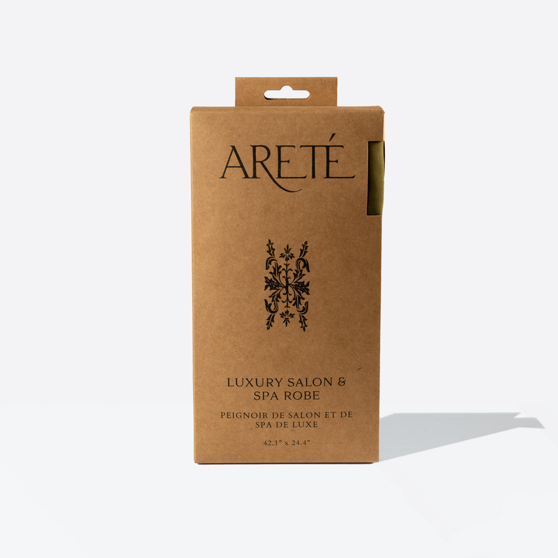 Areté Olive Green Salon Robe