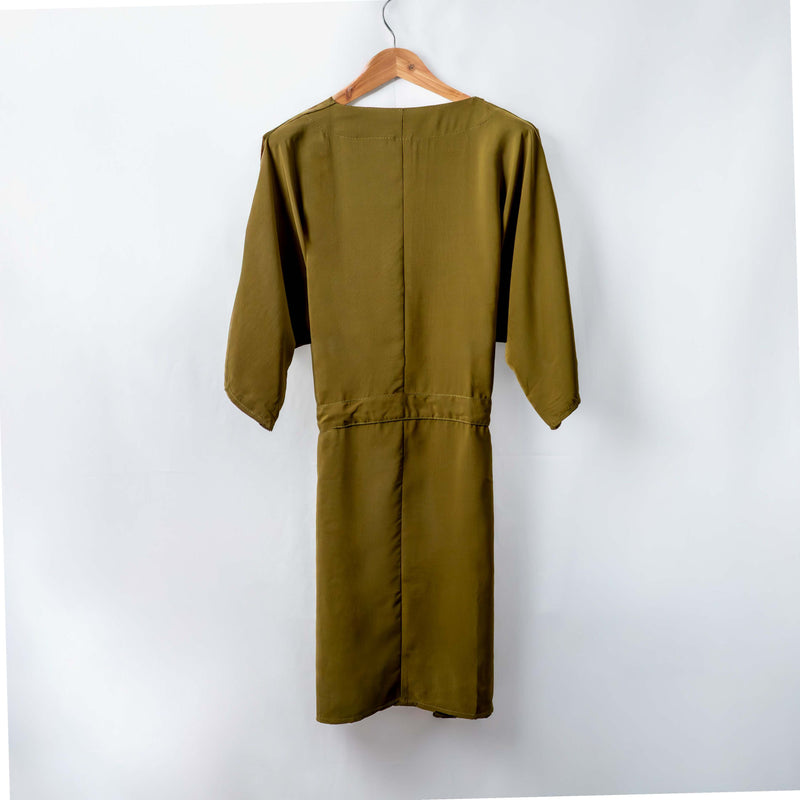 Areté Olive Green Salon Robe