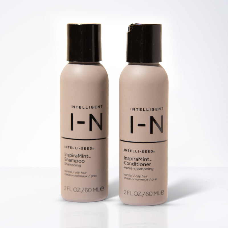 InspiraMint Shampoo & Conditioner Travel Gift Set