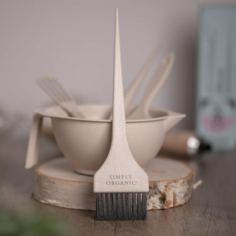 Sustainable Straw Hair Color Application Brush