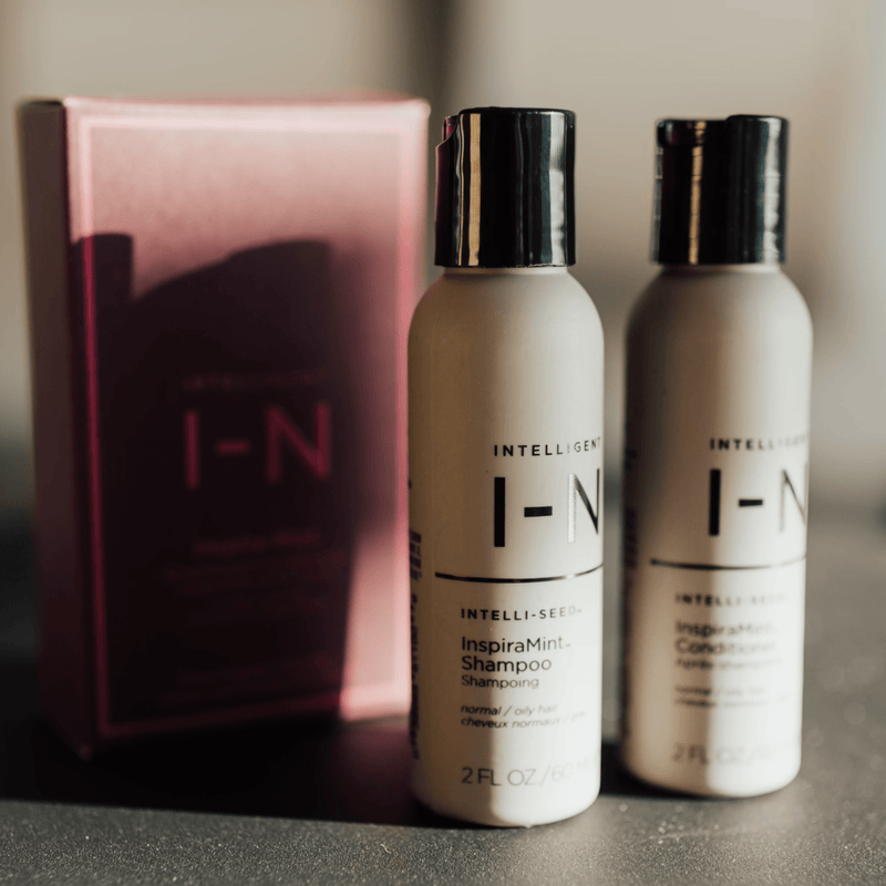 InspiraMint Shampoo & Conditioner Travel Gift Set
