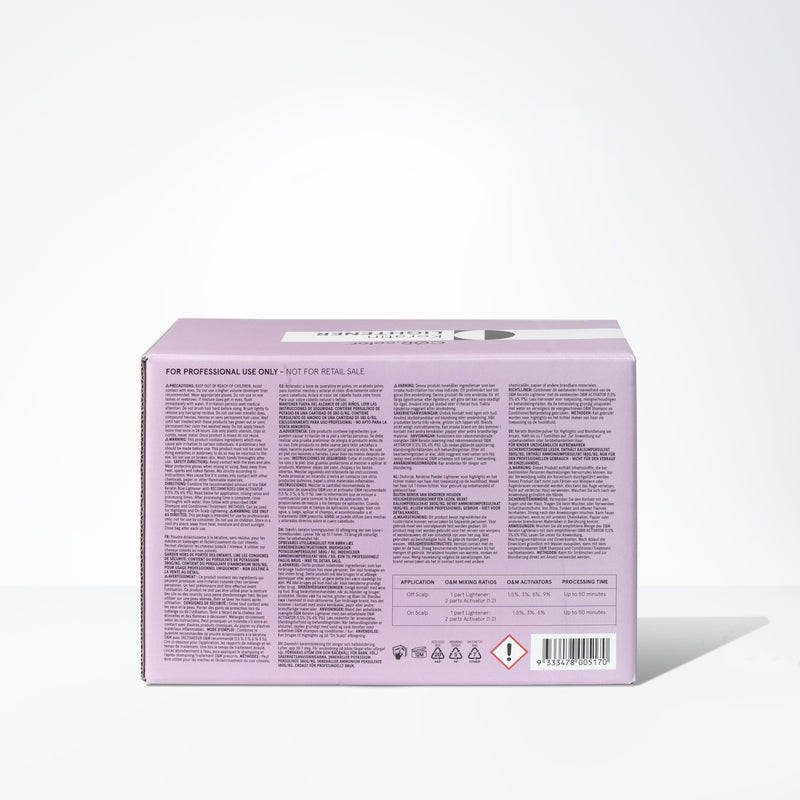 CØR.color Keratin Pink Lightener (with Ammonia) - 1kg Refills