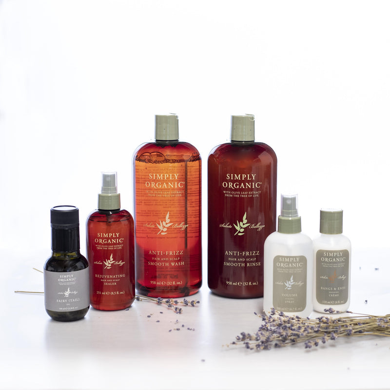 Simply Organic Anti-Frizz Care & Styling Salon Package