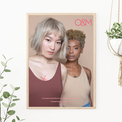 O&M Nudes Texture Poster