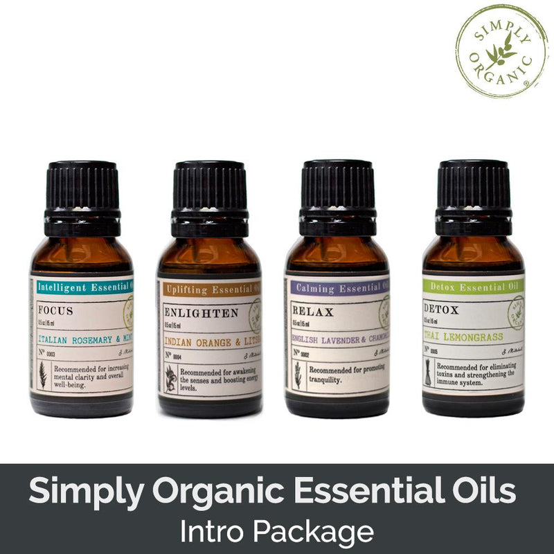 Simply Organic Essential Oils Intro Package (SAVE 7%)